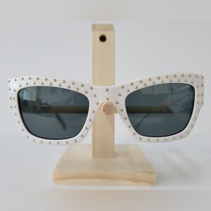 Versace 4358 Sunglasses White Gold 40187 New